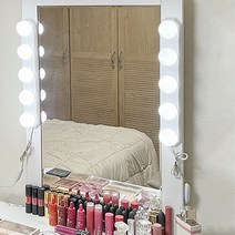 홈코르 LED 메이크업 화장대 5구 조명, 주광색, 주백색, 전구색, 2개