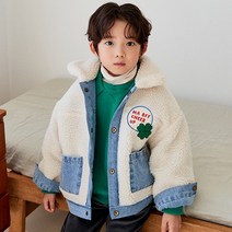 [꼼마제이] 리버시블 따숩 데님 점퍼