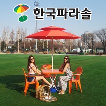 [단품구성] 한국파라솔 국산 FRP 카본 2단 파라솔 직접세트구성 - 테이블 및 의자 물통받침대는 추가로 구매하셔야 됩니다, 02. FRP 2300mm 파라솔 [적색]