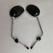 푸조 장고 사이드미러 백미러 반사경, B타입(블랙)