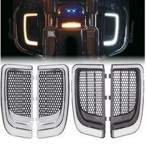 할리데이비슨 투어링 로워페어링 LED 튜닝 파츠 2014-2021, 실버, 1개