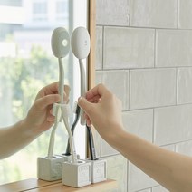 [휴대용UV살균기] 1+1 휘아 칫솔살균기 이클리너, 화이트+네온핑크