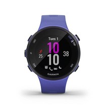 Garmin 포어러너 45S GPS 스마트 워치 39mm 코치 트레이닝 플랜 기능 블랙, Purple_Watch
