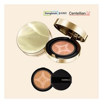 [센텔리안24] [기본패키지][골드] 동국제약 마데카 글로우 베일 커버 쿠션 골드 13g, 색상:23호(내추럴베이지), 상세 설명 참조