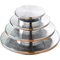 도자기물레 조소 턴테이블 도예 공방 받침 도자기, 알루미늄 합금 핑크 섹션 20cm