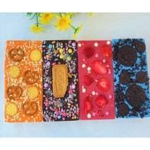 발렌타인 화이트데이 큰바크초콜릿 OPP 봉투포장 황치즈 다크 딸기 민트오레오