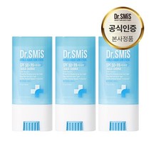 닥터스미스 히알루 아쿠아 순한 무기자차 선스틱 17g SPF 50+ / PA++++ (주름개선 미백 자외선 차단 3중 기능성), 3개