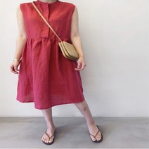 민소매원피스 나시원피스 여름신상 면마 심플