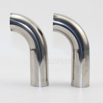 자동차배기 머플러 증폭 스테인레스 스틸 304 OD 엘보 90 도 용접 파이프 연결 피팅 19mm 25mm 32mm 38mm 51mm 63mm, [10] 63mm (90mm x 120mm)