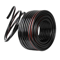 흑편사호스 16mm 19mm 농업용 물호스 PVC, 흑편사호스 19mm × 50M