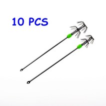 수평 배낚시 무늬오징어 왕눈 갑오징어 에기 10pcs 상자 더블 레이어 우산 오징어, 리터 10 개