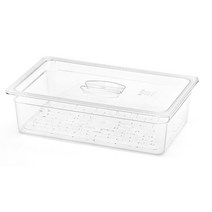 업소용 밧드 바트 pc 플라스틱 밧트 투명 냉장고정리 재료보관, 6인치(15CM)