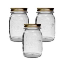보르미올리 콰트로 밀폐 유리병, 500ml, 3개