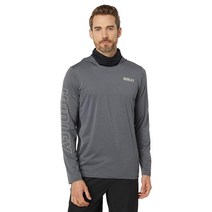 Hurley 헐리 H2ODri 애티커스 패스트레인 UPF 후드 긴팔 블랙 헤더