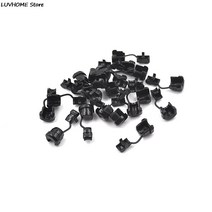 20 PCS 스트레인 릴리프 부싱 6N-4 SJT 18AWG T = 0.5 ~ 1.6mm 나일론 도매 블랙