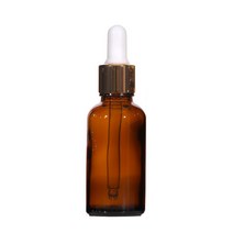 갈색 유리병 골드 스포이드 용기 5ml~100ml (속캡미포함), 30ml 갈색병 골드스포이드 흰색고무
