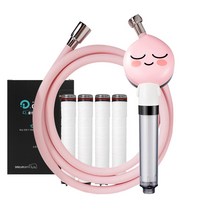 대림바스 디클린 카카오 샤워헤드(어피치)+리필필터+샤워호스(핑크) SET, 1개