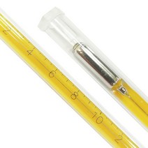 태광계기계측 표준 유리 수은 온도계 200~250도 0.1도단위 400mm, 1개