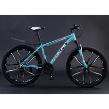 산악자전거 입문용 MTB 하이브리드 30단 26인치 27.5인치, 민트 - 10블레이드