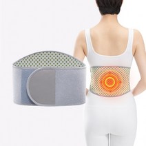 보온 허리보호대 복대 배 찜질기 복부 온열기, M