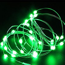 캠핑 알전구 파티 1M 2M 3M 5M LED 패어리 라이트 미니 크리스마스 구리 와이어 스트링 야간 램프 방수 결, 02 green_03 3M