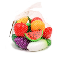 오즈토이 과일야채놀이 + 망, 혼합 색상