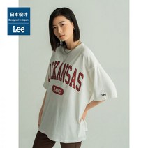 Lee재팬컴포트레터링프린트라운드멀티여반팔티셔츠면트렌드LWT00426 F
