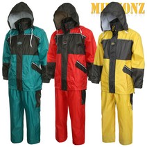 A-2003 생활 우의 상하세트 3색상 M~7XL 빅사이즈 우비 비옷 자켓 바지 방수바지 등산 오토바이 아진