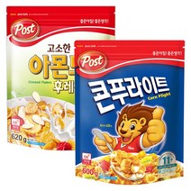포스트 아몬드 후레이크 620g + 콘푸라이트 600g