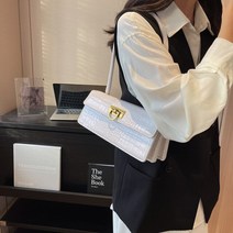 탑핸들 토트백 데일리 직장인 가방 토고 소가죽 핸드백 여성용 악어 패턴 숄더백 밝은 얼굴 스틱 백 클러치 연회 패션