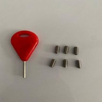 여름 서핑 여름서핑 서핑 보드 핀 그럽 스크류 나사 교체 키트 액세서리 전동서핑보드 윈드서핑 여름서핑 서핑숏보드 킥판 수영킥판 수영서핑 서핑보드 수영보드 보드, 9mm screw red key