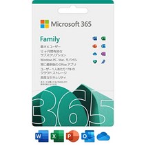 Microsoft 365 Family (최신 1 판) 카드 버전 Win/Mac/iPad 최대 6 명, 상품명참조