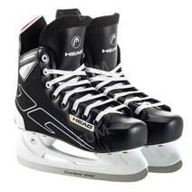 아이스하키 스케이트 레슨 아이스링크 강습 용품 가죽 헤드 정품 아토미컬, 42, 블랙