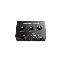 M-Audio USB 오디오 인터페이스 음악 제작 소프트 포함 Mac Win 재생 라이브 전달 녹음 콤보 잭 M-Track Solo