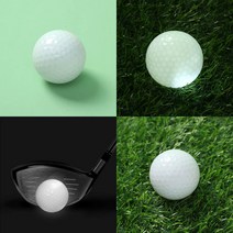 샤이닝 LED 발광 골프공 화이트 야간골프공 칼라골프공 골프볼 골프연습공 연습용골프공