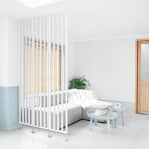 까사마루 매직 파티션 스트라이프 가벽 2300, 블랙