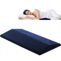 수면 허리베개 다리베개 삼각 메모리폼 베개 허리쿠션 받침대311454 L6, 핑크