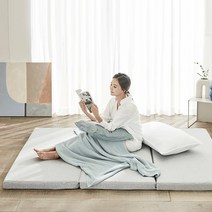 한샘 휴 그린티 메모리폼 3단 접이식 토퍼 SS