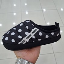 편집샵 에스마켓 푸마 패딩뮬 SCUFF POLKA DOT PS 392088 01 블랙 화이트