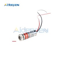 조정식 빔 레드 포인트 라인 크로스 레이저 모듈 유리 렌즈 초점 가능 산업용 클래스 3-5V 650nm 5mW, 01 Line Laser Shape