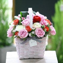 [전국당일배달 플라워테일] 꽃바구니 꽃다발 생화 장미꽃 전국 당일 꽃배달 서비스 생일 생신 칠순 환갑 결혼기념일 축하 선물 와이프 아내 엄마 아빠 부모님 시어머니 여자친구 100일 200일 발렌타인데이 로즈데이 어버이날 카네이션 꽃집, 시작하는연인