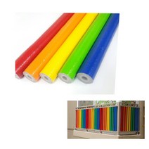 어린이집 홍보 기둥보호 5색 무지개폼, 골고루