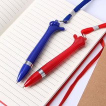 엄지척 목걸이 볼펜 목걸이펜 학생볼펜 판촉볼펜 zoommii*3825549EA, 본상품선택, 본상품선택