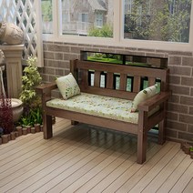 거실평상 원목 나무 소파 좁은거실 쇼파 벤치 의자, D타입