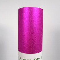 [이스프리 DIY 시트지] 글리터 스파클 시트지 30.5cm x 122cm 실루엣 카메오 포트레이트 호환, PPS002 푸크시아