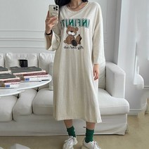 여성 롱 원피스 홈웨어 빅사이즈 잠옷 파자마 임부복 BN65
