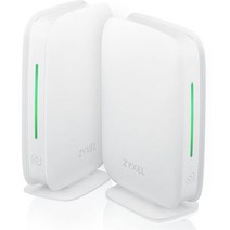 자이젤 Zyxel Multy M1 Wi-Fi 6 AX1800 집 전체 메시 시스템 라우터 및 위성 알렉사와 호환 - 2개 팩 [WSM20]