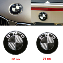 BMW 본넷 엠블럼 트렁크 후드, 82mm블루
