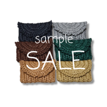 ■sample sale■ 루피카드지갑 샘플 뜨개지갑 미니지갑 명함지갑 카드지갑
