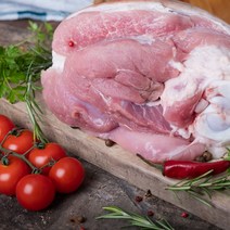 국내산 돼지 미박뒷다리살 미후지 냉동 1kg 제육볶음 찌개용 불고기용 잠봉, 2kg, 제육용